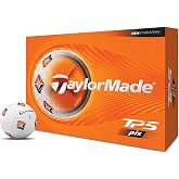 TaylorMade Golf 2024 TP5 PIX Golf Balls, Better Visibility, 1 Dozen | Softest 5-Layer Tour Ball Technology, Softer Feel, Precision Greenside Performance, High Driver Flight &amp; Highest Wedge Spin