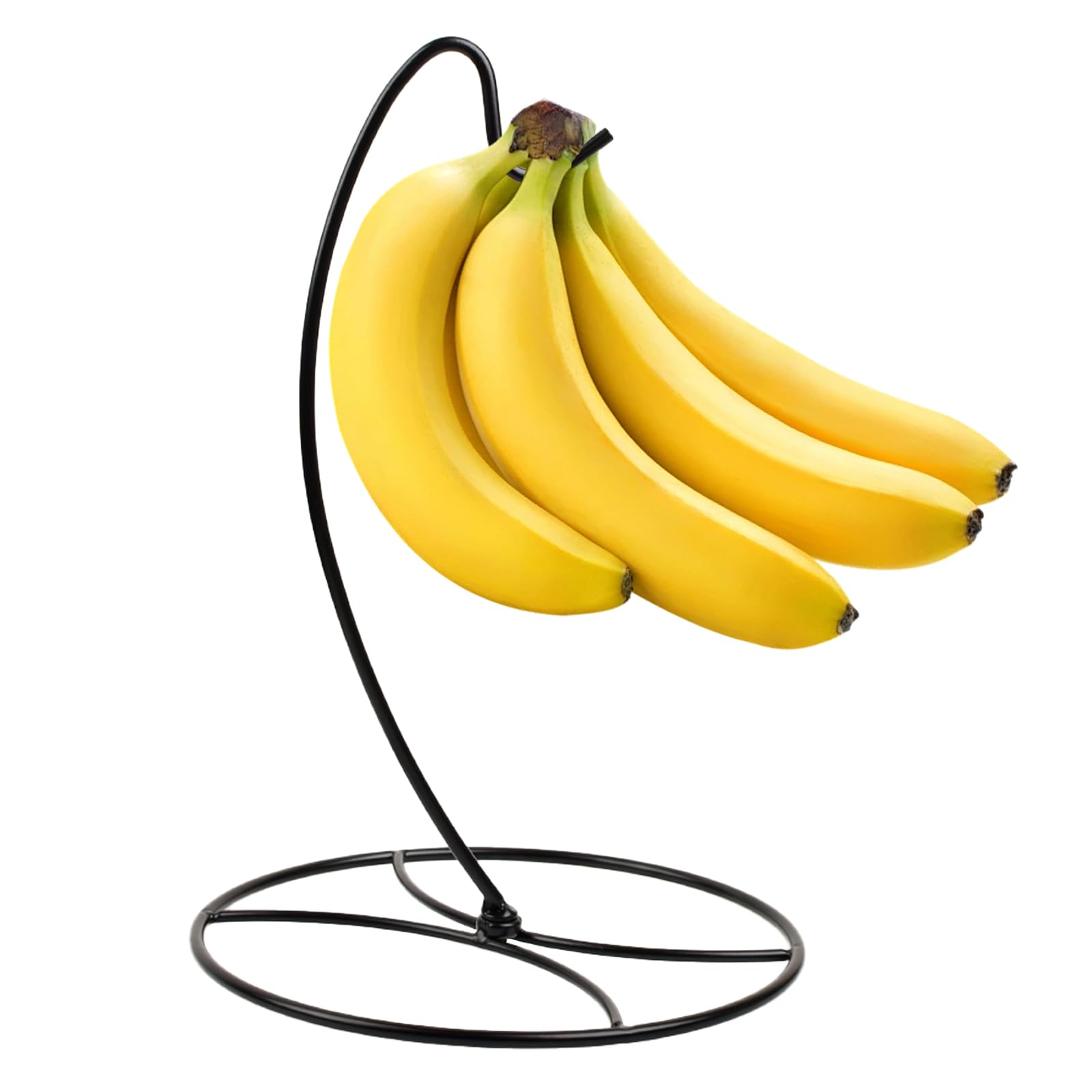Photo 1 of 1-Pack Banana Holder Stand, Sturdy Banana Hanger Hook for Kitchen Countertop, Metal Modern Banana Stand Banana Rack, Keep Fresh for 15LB Banana or Grape,Stable Base