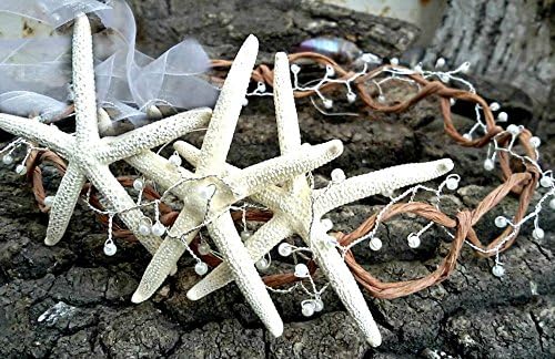 Handmade Starfish Tiara, Wire and Star fish Crown, sea shell hair accessories
