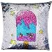 GirlZone: Magical Reversible Sequin Pillow for Girls Bedroom Decor, Great Gift for Girls (Purple)