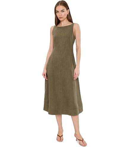 michael stars halter midi dress Womens Shift Dress, M, Black at Amazon Women's Clothing store Tank dress