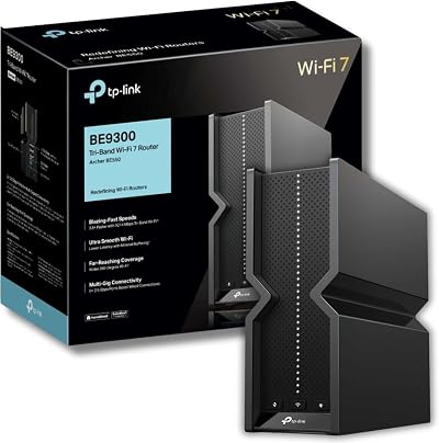 TP-Link Archer BE550 BE9300 WiFi 7 Router Tri-Band 6-Stream 9.2Gbps