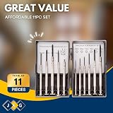 JKG Precision Screwdriver Set 11pc Mini Kit for Glasses Watches Remotes view 2