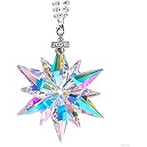 Christmas Ornaments,Crystal Snowflake Christmas Ornaments for Tree Decorations- Friend Gifts for Women & Men-Hanging Glass Ornament Xmas Gifts