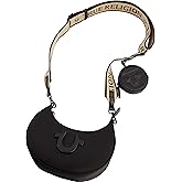 True Religion Women's Shoulder Bag, Mini Crescent Hobo Handbag with Adjustable Crossbody Strap and Coin Purse, Black