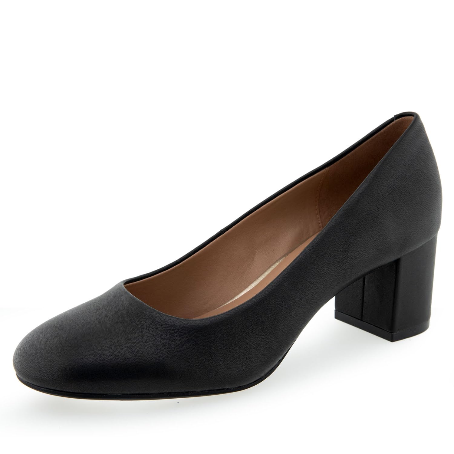 Aerosoles Women’s EBEL Pump, Black Leather, 10