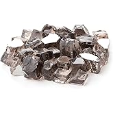 SuperMoss (24496) Reflective Fire Glass – Elegant 1/4" to 1/2" Fire Pit Glass Rocks for Indoor and Outdoor Fireplaces, 12oz, Antique Bronze Reflective