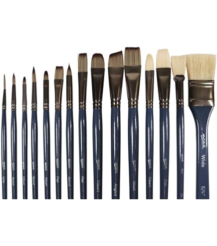 Mont Marte Gallery Serie Borstelset Oliën 5Pc Verfborstelset