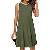 MEROKEETY Summer Spring Sun Dress for Women 2026 Beach Vacation Casual Sundress Sleeveless Tank Dresses Resort Cruise Wear