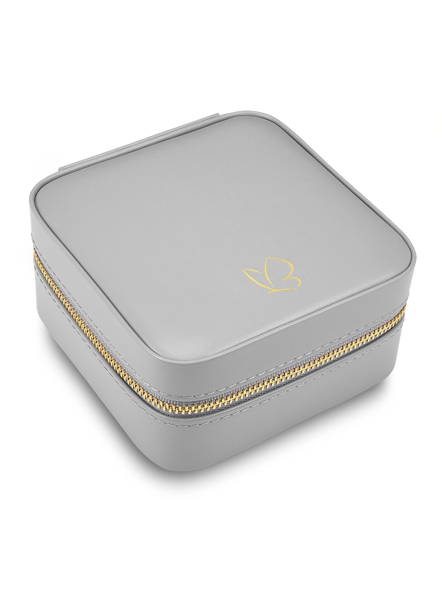 Glanzstücke München Jewelry storage synthetic leather grey