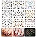 Halloween Nails Decals Stickers, 30 Sheets Multi-Color Mixed Styles Ghost Spiders Pumpkin Witches Nail Art Decals (Luminous Styles Included)