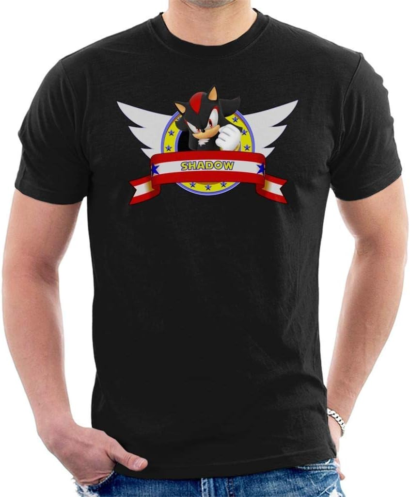 Sonic The Hedgehog Shadow Banner Men's T-Shirt
