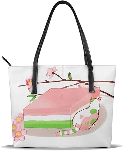 Amazon バッグ 赤白緑の可愛いお餅トートバッグ メンズ レディース ビジネス トート 大容量 B4 レザー 革 通勤 通学 軽量 カジュアル 縦型 旅行 丈夫 防水 Pahbduj トートバッグ