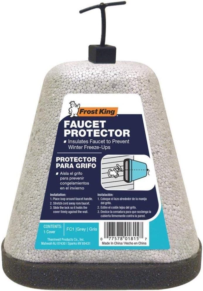 Frost King Fc1 Outdoor Foam Faucet Cover Oval Replacement