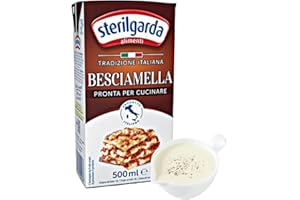 Sterilgarda Italian Béchamel Sauce Ready to Use | 16.9 fl oz (500ml) - Pack of 1