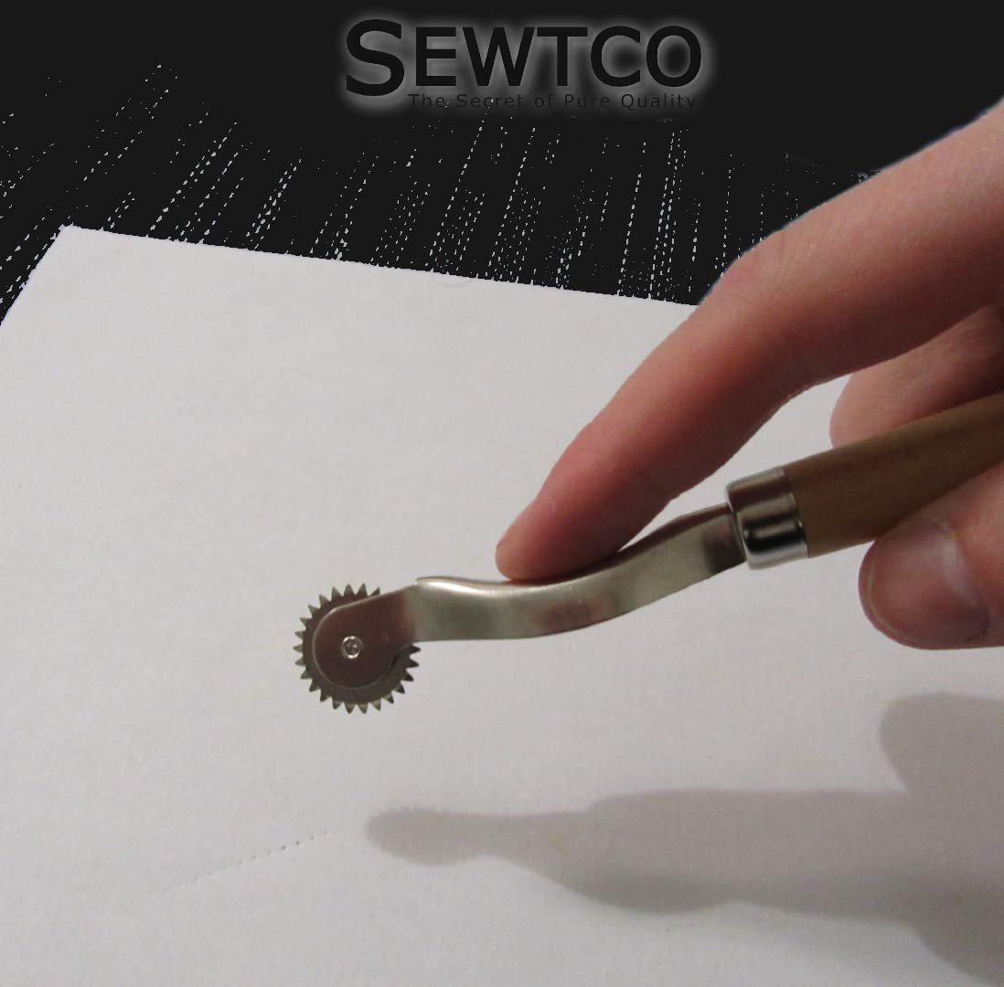 Sewing tracing wheel for sewing patterns, Wood and stainless steel Pounce wheel, Perforation cutter,Overstitch Wheel, paper Perforator Tracing wheel sewing, Rotary perforator, Pounce wheels, by SEWTCO