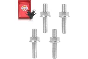 YOSOPP Stainless Steel Exhaust Bolt Kit for 1984-2018 Harley Big Twin Sportster XL with Flange Nut, OEM Part Number 1671583 (4)