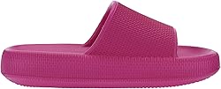 BRONAX Slides for Women Recovery Hot Pink Pillow