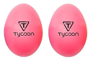 Tycoon Percussion Plastic Egg Shakers - Pink - TE-P