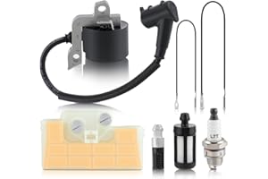 TIMEPAL MS290 Ignition Coil Air Filter Kit for Stihl 029 039 MS290 MS310 MS390 Chainsaw with Air Filter Spark Plug Fuel Line Turn Up Kits Replaces 0000 400 1300, 1127 120 1621