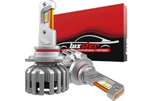 LUXSTER 2025 HolyKnight, 30000lm 55W 9005 HB3 LED Light Bulbs, 9145 H10 Foglight Bulbs, Super Bright, 6000K Cool White, Pack of 2