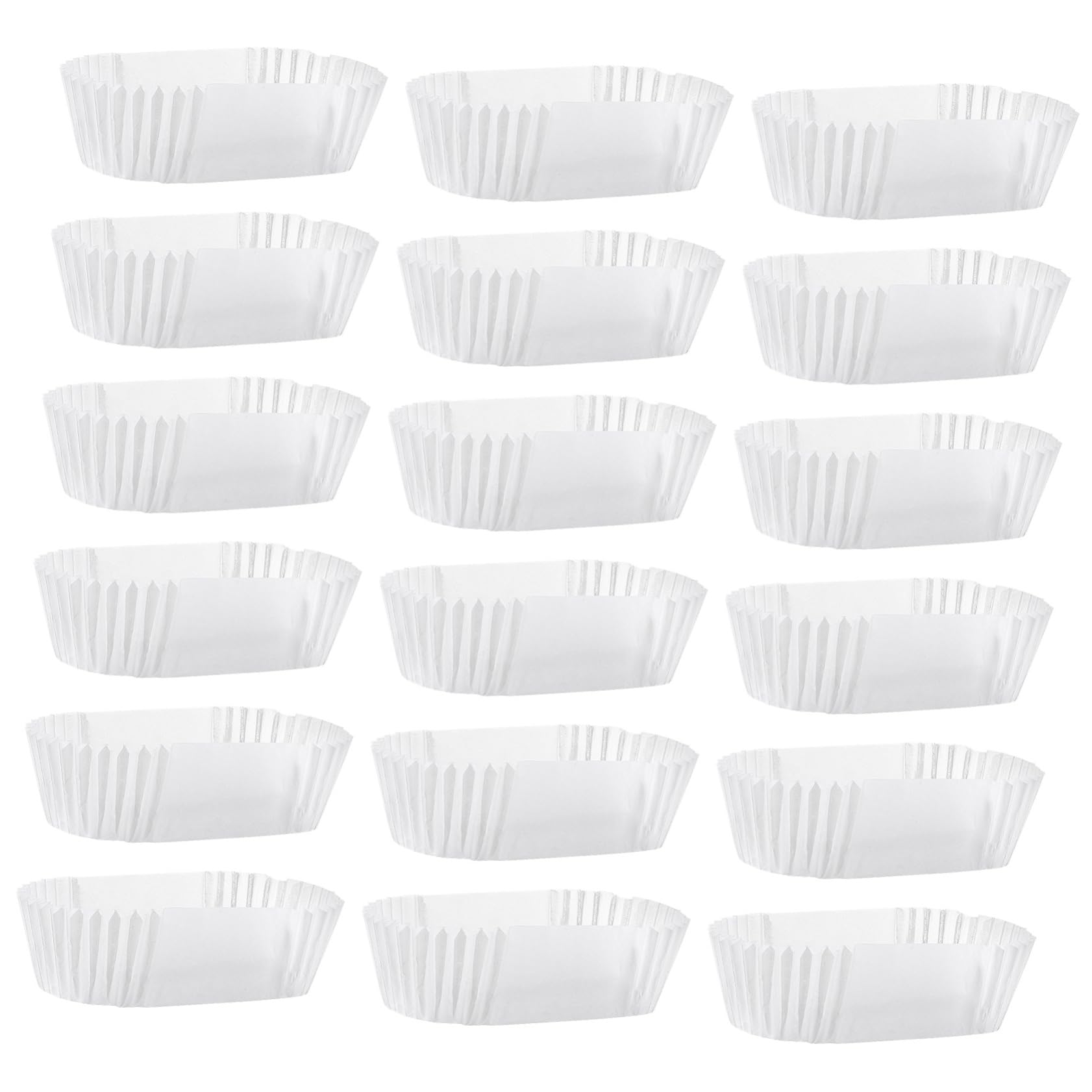 YARNOW Mini Muffin Cases Cupcake Cases 1000pcs Oval Cupcake Liners Paper Baking Cups Boat Shape Loaf Liners Grease Proof Cupcake Liners for Muffins Cupcakes Pastry Cases Cupcake Cases