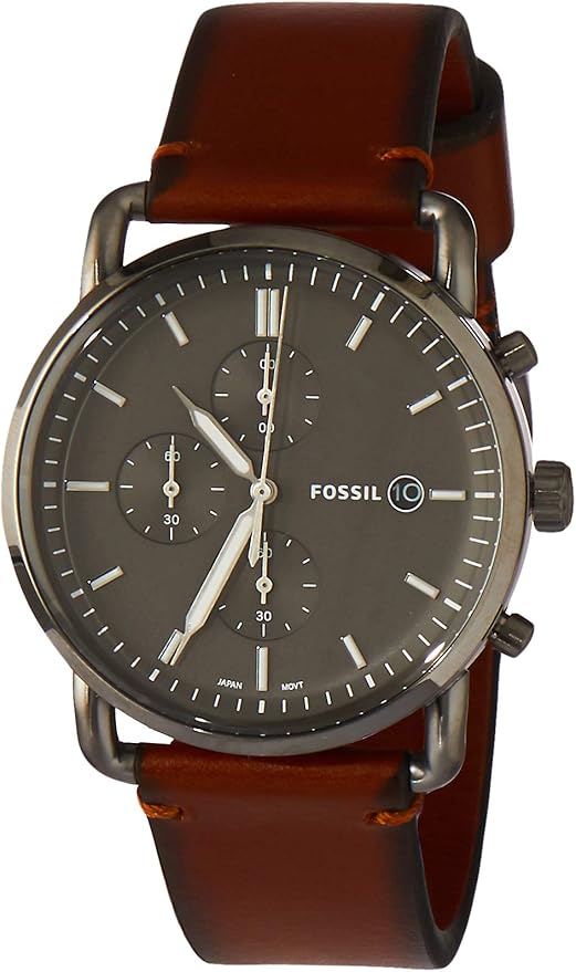 reloj fossil cafe hombre