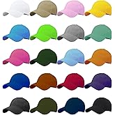 LYDTICK 20 Pack Baseball Cap Blank Trucker Hats Bulk Wholesale Hats Adjustable Plain for Men Women