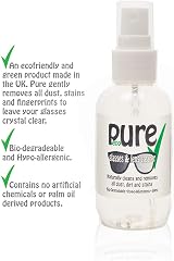 Ecopure Glasses and Lens Cleaner 60ml Eco Friendly Hypoallergenic view 2