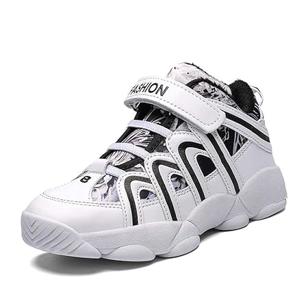LFLDZ Zapatillas de Baloncesto para niños, Fashion High Help, para ...
