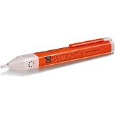 Santronics 3000 Non-Contact Voltage Tester, Always-On AC Voltage Detector 50-1000VAC, CAT IV Certified Electric Tester, Made in USA, No On Off Switch, Audible Visual Alert, Pen Size Electrician Tool