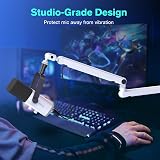 FIFINE Microphone Stand BM88 Low Profile Desk Mount with Cable Management view 3