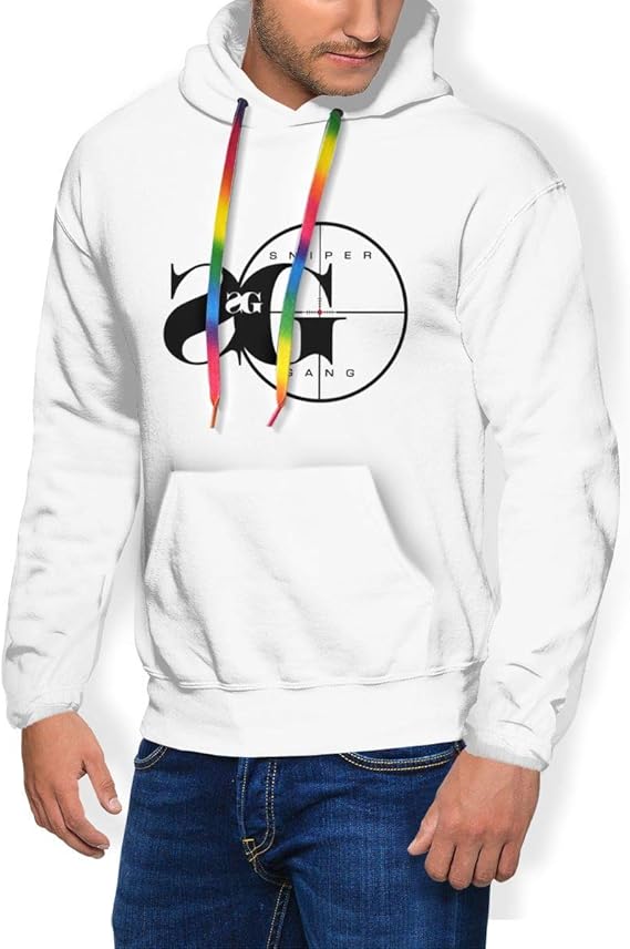 Amazon Co Jp スナイパーギャングラップ メンズ 長袖パーカー プルオーバー カジュアル オシャレ ヒップホップ フード付き通勤 通学 旅行 服 ファッション小物