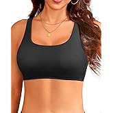 Women Underwire Swimsuit Top Only - Swim Bra Bathing Suit Top 2025 Scoop Neck Bikini
