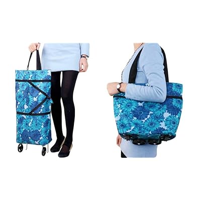 foldable shopping trolley bag