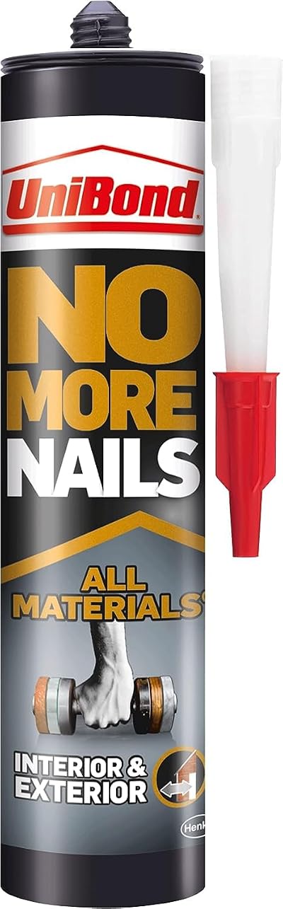 UniBond No More Nails All Materials Grab Adhesive White 390g High Strength