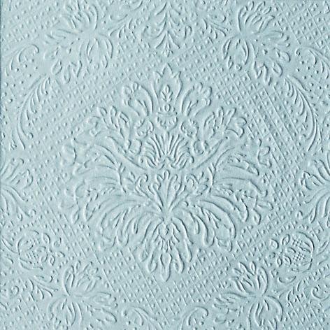 Anniversary House Tiflair Luxury Embossed Silver Lunch Napkins 3 ply