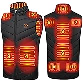 Heated Vest USB Electric Heated Vest Heating Jacket Winter Vests for Outdoor Motorcycle Camping Fishing Skiing