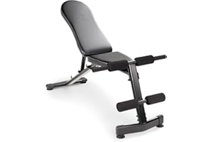 Marcy Multi-Purpose Adjustable Workout Utility Weight Bench for Full Body Upright, Incline, Decline, and Flat Exercise SB-228