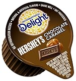 International Delight, Hershey Chocolate Caramel, Single-Serve Coffee Creamers, 288 Count, Shelf Stable Non-Dairy Flavored Coffee Creamer, Great for Home Use, Offices, Parties or Group Events