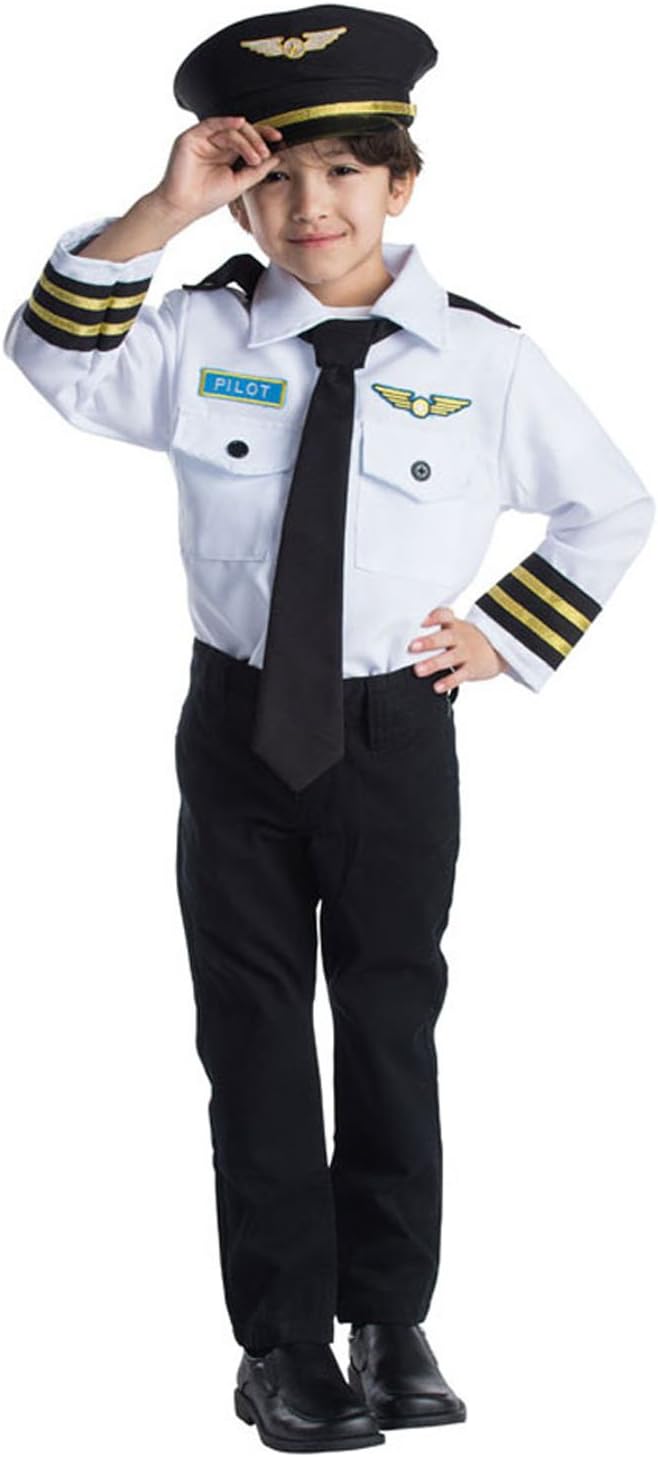 Pilot Role Play Set Costume for Kids