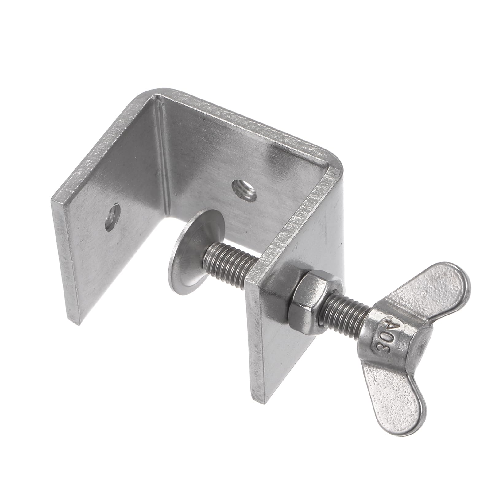 CoCud C-Clamp, 53mm Jaw Opening Width, Stainless Steel I Shaped Design Clamp - (Applications: for Woodworking Metalworking Assembly Construction)