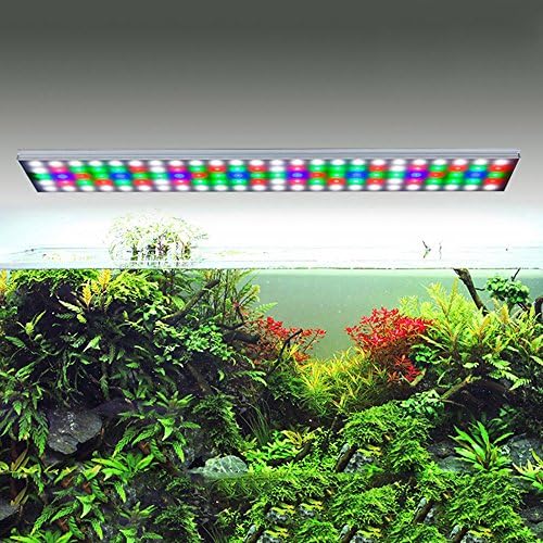 NCFAQUA Super Slim Chihiros ADA Style RGB LED Aquarium Light Freshwater Plant Water Plants Grow LED Light for 12" to 32" Fish Tank
