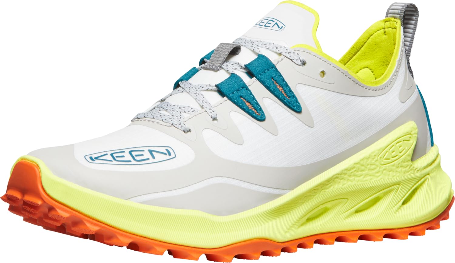 KEEN Women’s Zionic Low Height Breathable All Terrain Hiking Shoes, Star White/Evening Primrose, 10