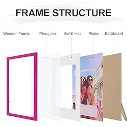 Vittanly 11x14 Picture Frame, Display Pictures 8x10