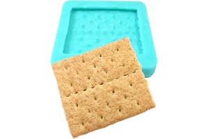 Graham Cracker Silicone Mold - Perfect for DIY S'mores, Wax Melts, Soap, and Resin Crafts