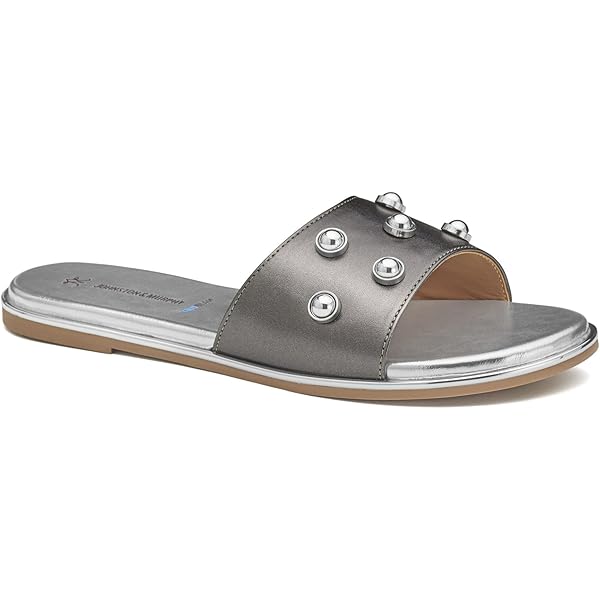 Amazon.com | Johnston & Murphy Women's Shayla Cross-Band Slide