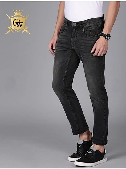 mens jeans dark grey