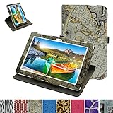 Asus ZenPad 10 Z300CG Rotating Case,Mama Mouth 360 Degree Rotary Stand With Cute Lovely Pattern Cover For 10.1