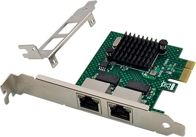 Wresetly BCM5718 Gigabit Server Network Card PCIe X1 Dual Port LAN PXE VLAN